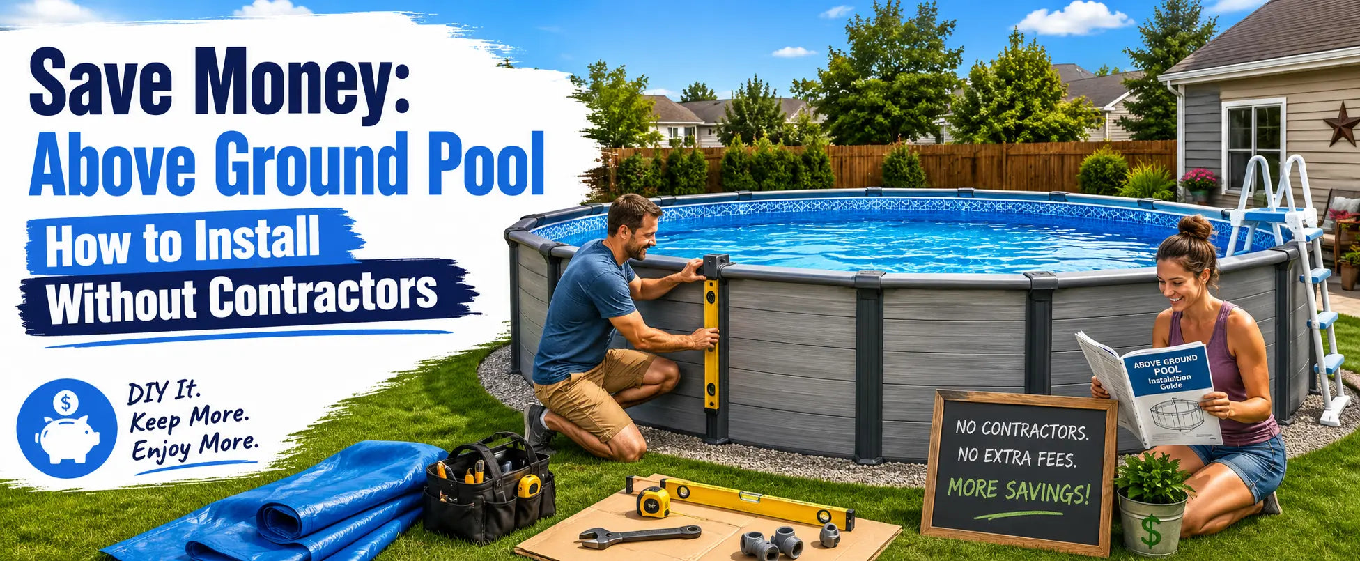 Save Money: Above Ground Pool How to Install Without Contractors