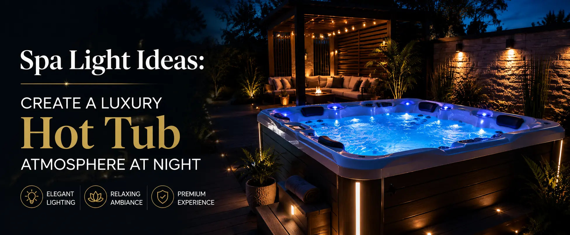 Spa Light Ideas: Create a Luxury Hot Tub Atmosphere at Night