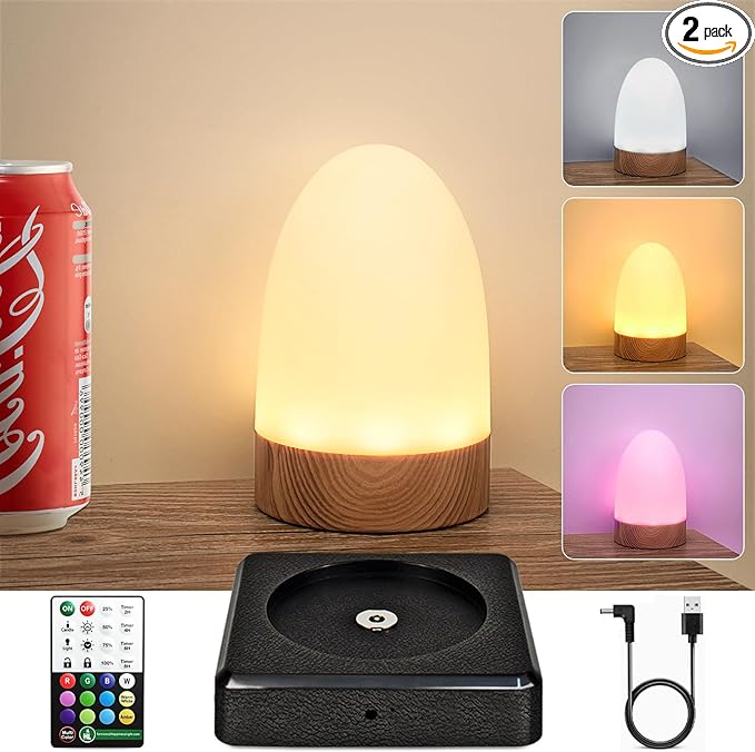 HL Bedside Charging Lamp - Versatile Nightlight for Home, Living Room, Bathroom, Hallway, Camping, and Hotel Use - happinesslight store