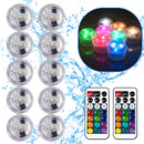 Submersible Led Lights，Enchanted Waterproof LED Discs | Transform Your Pool or Fountain with 16 Colors（RGB） & Timer - Happinesslight