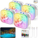 HL Pool Lights, Underwater RGB Spotlights, Suitable for Above-Ground/In-Ground Pools, Hot Tubs, Ponds, and Fountain Decorations - happinesslight store