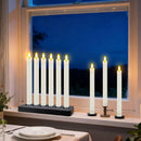 HL Wholesale Rechargeable Flameless Taper Candles | Type-C Charging LED Candlesticks