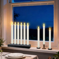 HL Wholesale Rechargeable Flameless Taper Candles | Type-C Charging LED Candlesticks