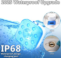 HL Pool Lights, Underwater RGB Spotlights, Suitable for Above-Ground/In-Ground Pools, Hot Tubs, Ponds, and Fountain Decorations - happinesslight store