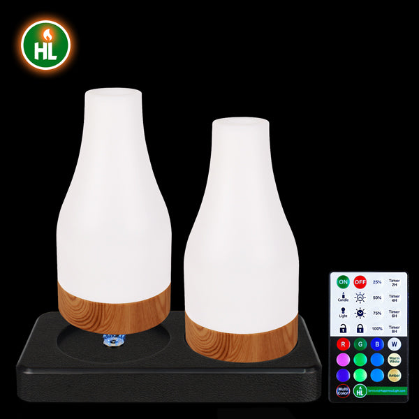 HL Bedside Charging Lamp - Stylish Nightlight for Indoor Plants Low Light, Home, Living Room, Bathroom, Hallway, Camping, and Hotel Use