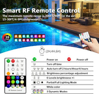 HL Pool Lights, Underwater RGB Spotlights, Suitable for Above-Ground/In-Ground Pools, Hot Tubs, Ponds, and Fountain Decorations - happinesslight store