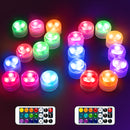 Submersible Led Lights，Enchanted Waterproof LED Discs | Transform Your Pool or Fountain with 16 Colors（RGB） & Timer - Happinesslight