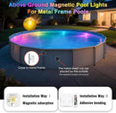 HL Pool Lights - LED Pool Lights, Underwater RGB Spotlights for Above-Ground and In-Ground Pools, Hot Tubs, Ponds, and Fountain Decorations - Happinesslight