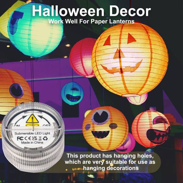 Submersible Led Lights，Enchanted Waterproof LED Discs | Transform Your Pool or Fountain with 16 Colors（RGB） & Timer - Happinesslight