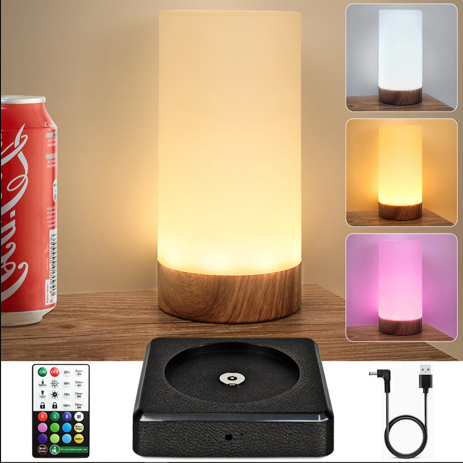 Tall Rechargeable LED Table lamp Multi-Color Changing Light